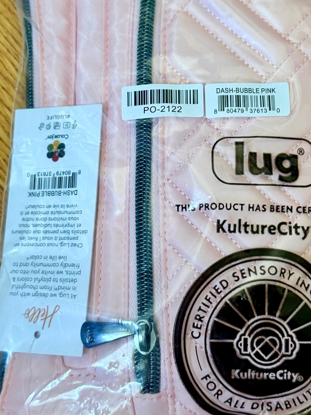 Lug Dash Crossbody - Bubble Pink NWT - Picture 3 of 5